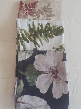 QE Home 3 King Size Pillow Shams Assorted Patterns